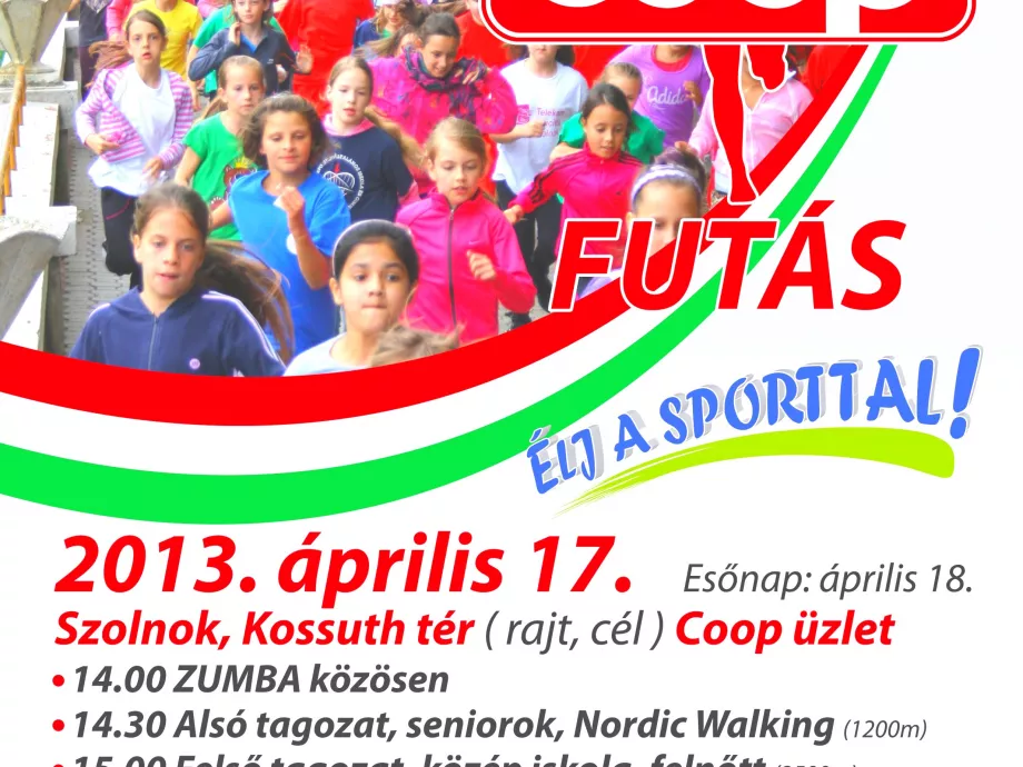 Szerdán rajtol a szolnoki COOP FUTÁS