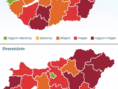 Elkészült Magyarország stressztérképe