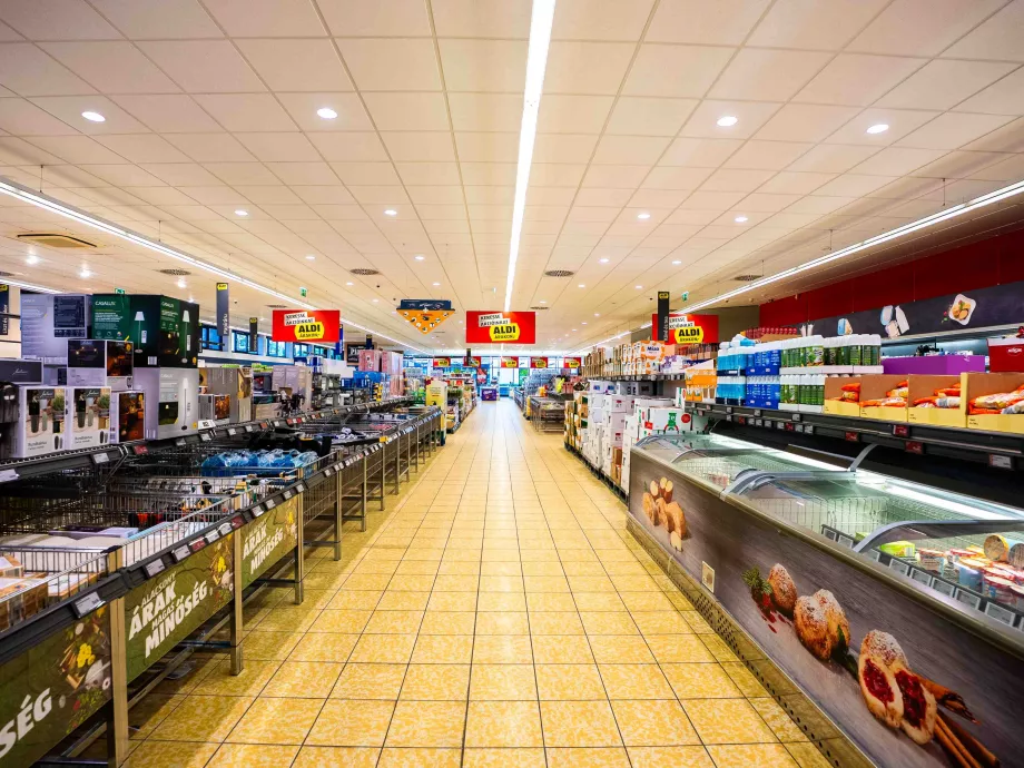 Non-food leárazási akció az ALDI középső során