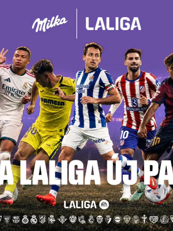 A spanyol labdarúgó-bajnokság közép-európai partnere lett Milka