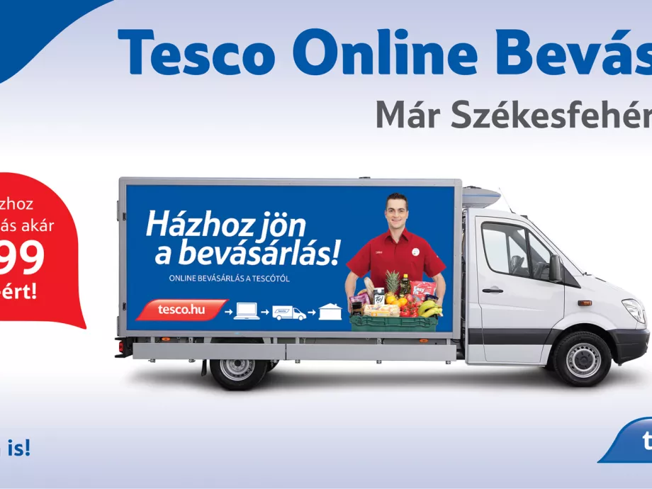 Április 21-től Székesfehérváron is házhoz jön a Tesco
