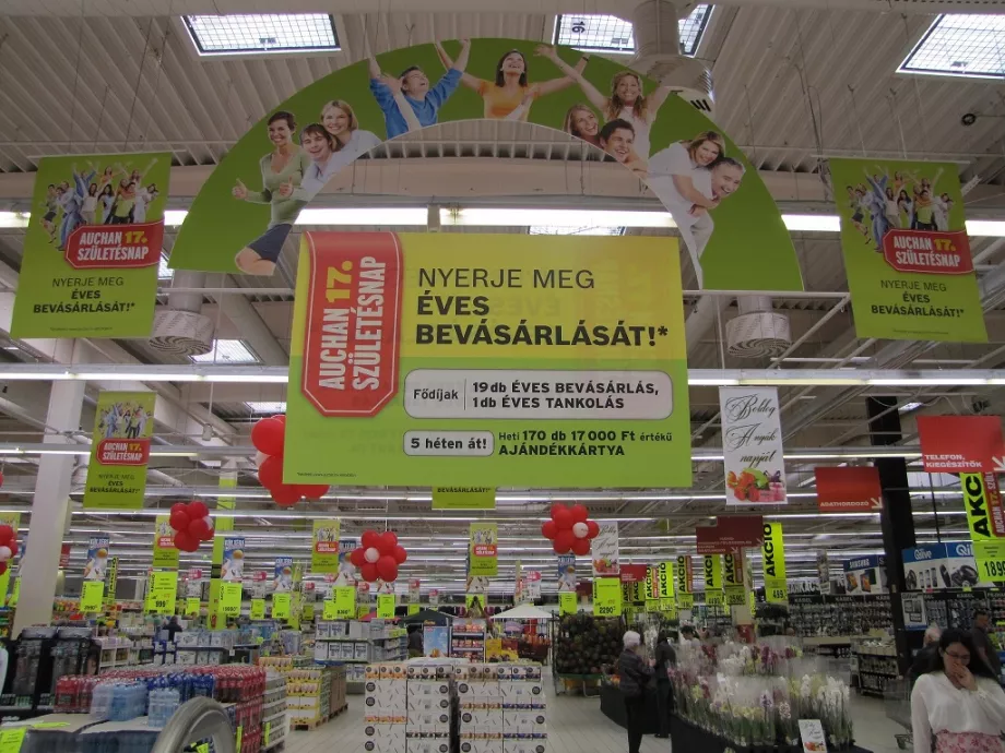 26 millió forint összértékű nyeremény az Auchannál