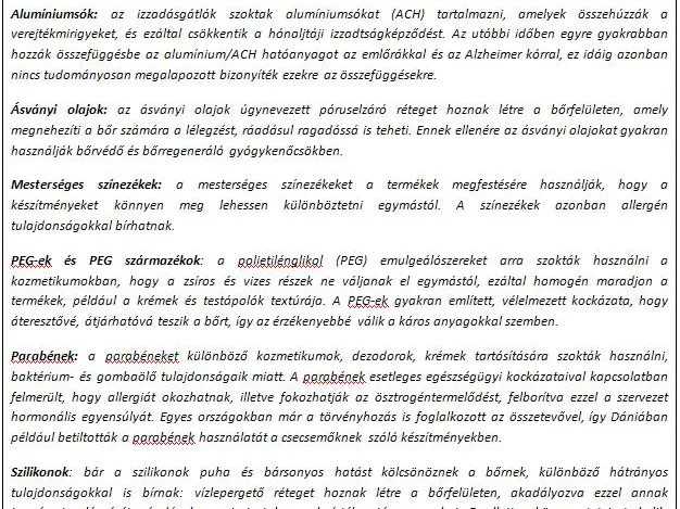 Nem szívesen látott komponensek az állati eredetű összetevők a kozmetikumokban