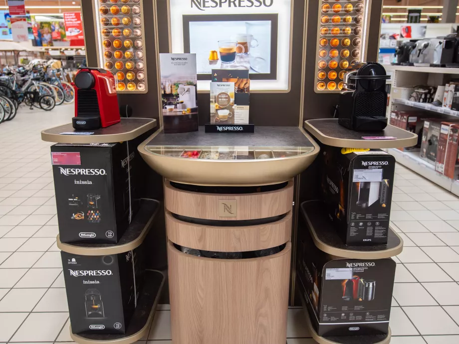 Már az Auchanban is kaphatók a Nespresso kávégépei
