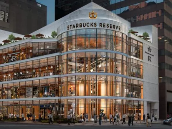 4000 négyzetméteres kávézót nyit a Starbucks