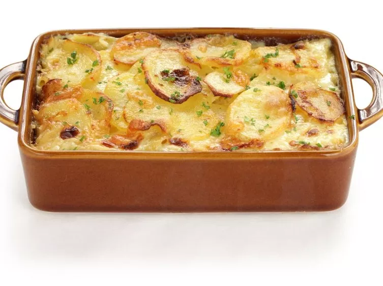 Vegán rakott burgonya