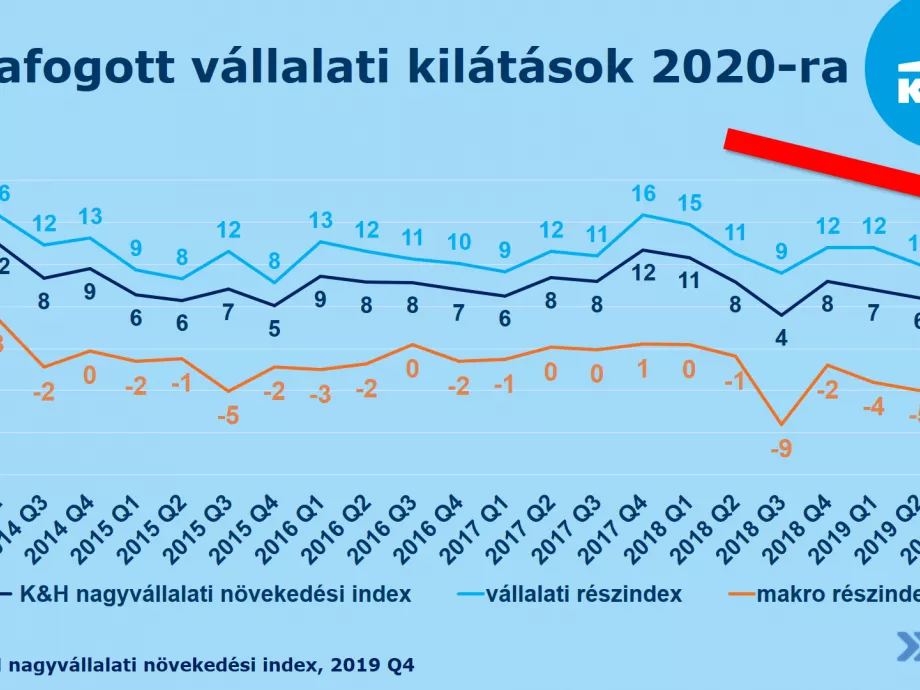 Visszafogott nagyvállalati kilátások 2020-ra