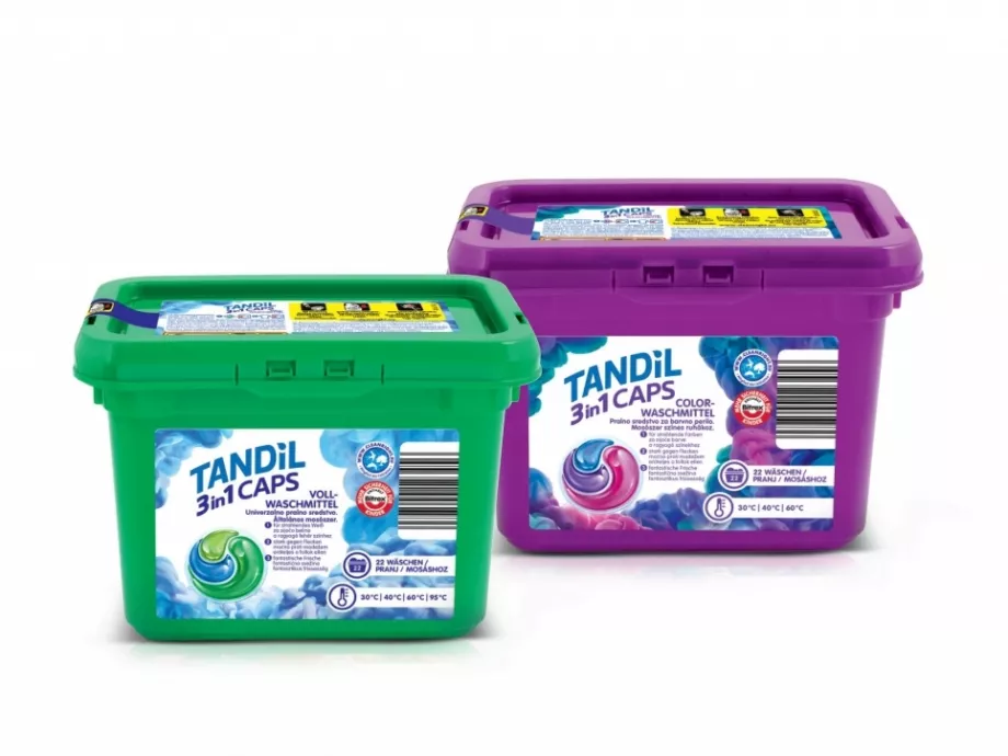 Újdonság az ALDI-ban: TANDIL Mosókapszulával a tiszta ruhákért