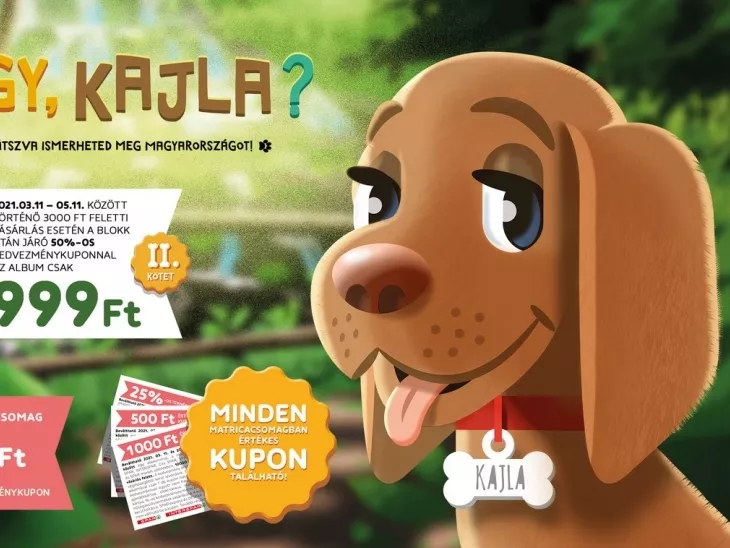 Folytatódik a Hol vagy, Kajla? matricagyűjtő-album sorozat a SPAR-ban