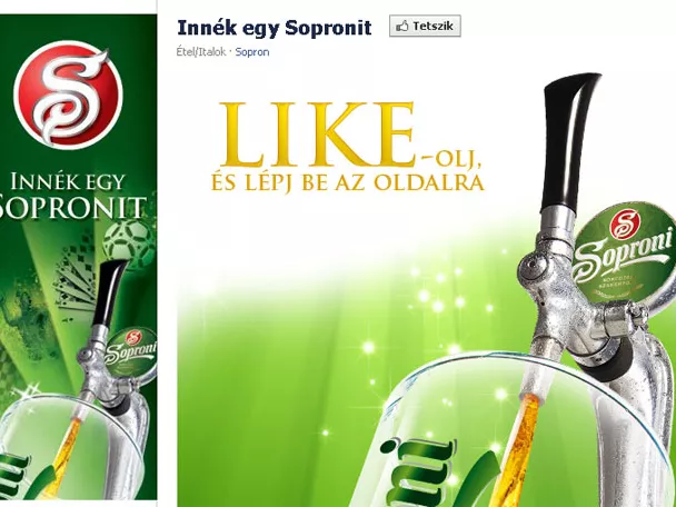 A Facebookon a Soproni a király