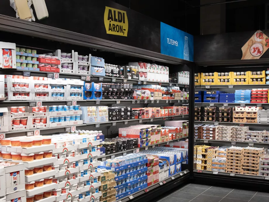 Hazai tejtermékekre épít az ALDI Magyarországon