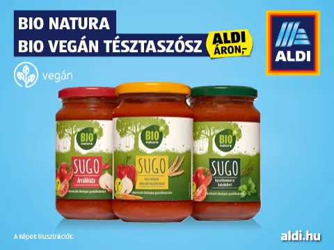 Bio és vegán tésztaszósz