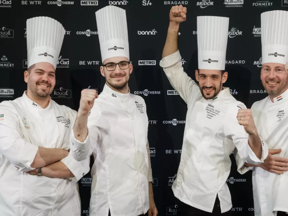 A legjobb tál különdíjával jutott a döntőbe a magyar csapat a Bocuse d’Or európai válogatóján