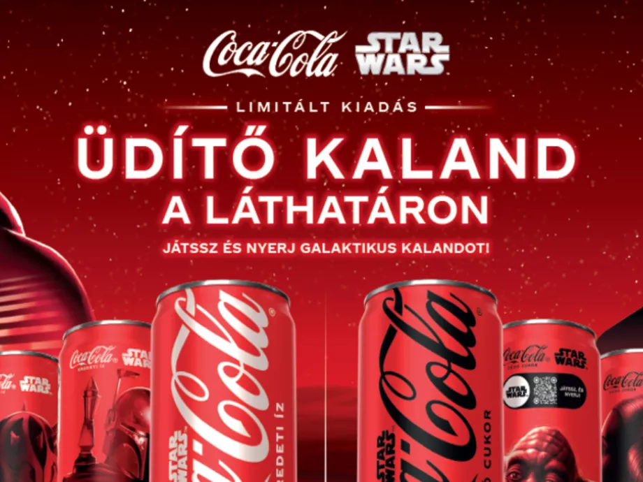 A Coca-Cola és a Star Wars egyesíti erejét és elhozza a galaxis legkedveltebb ikonjait