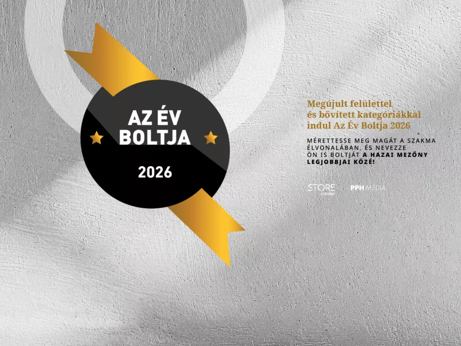 Az év boltja 2026 – Reflektorfényben a kiemelkedő kereskedelmi megoldások