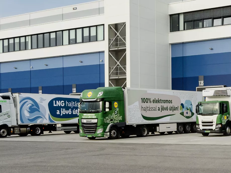 Növelte alternatív meghajtású kamionflottáját a Lidl