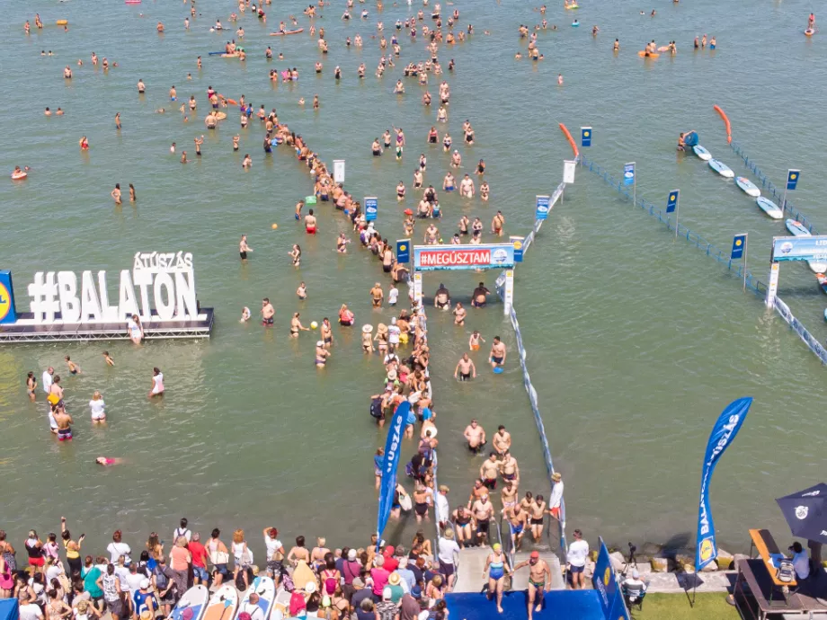 Hatalmas az érdeklődés az idei Balaton-átúszás iránt