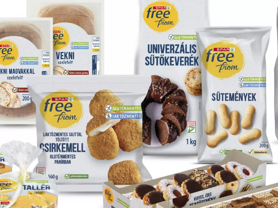 Új arculattal erősít a SPAR free from termékcsalád