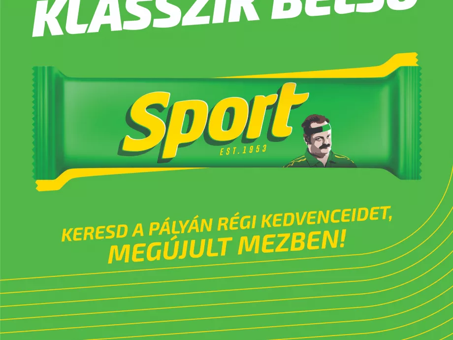 Új külső, klasszik belső – megújul a Sport szelet csomagolása