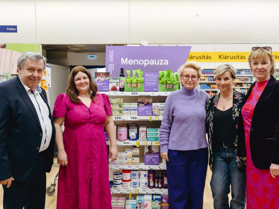 Dedikált polcokkal támogatja a menopauza megértését a Tesco
